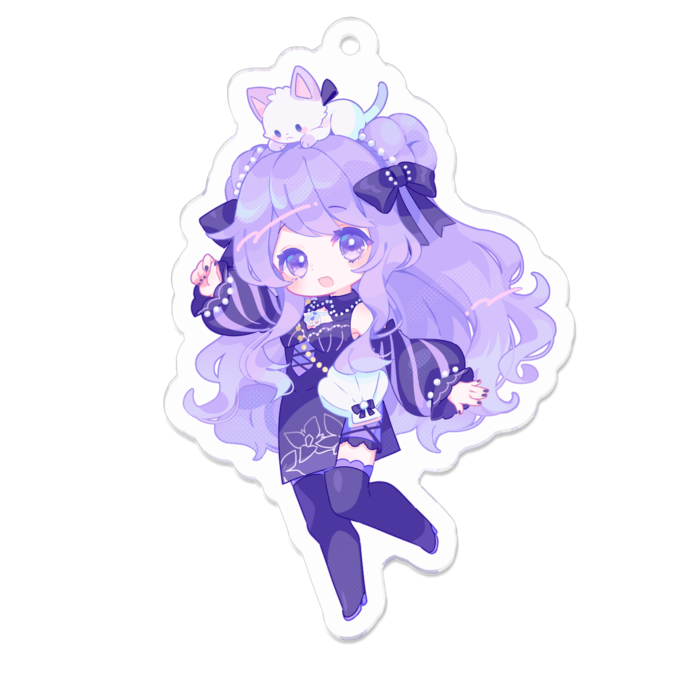 アクリルキーホルダー - 70 x 70 (mm)