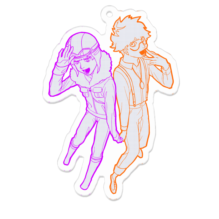 アクリルキーホルダー - 70 x 70 (mm)