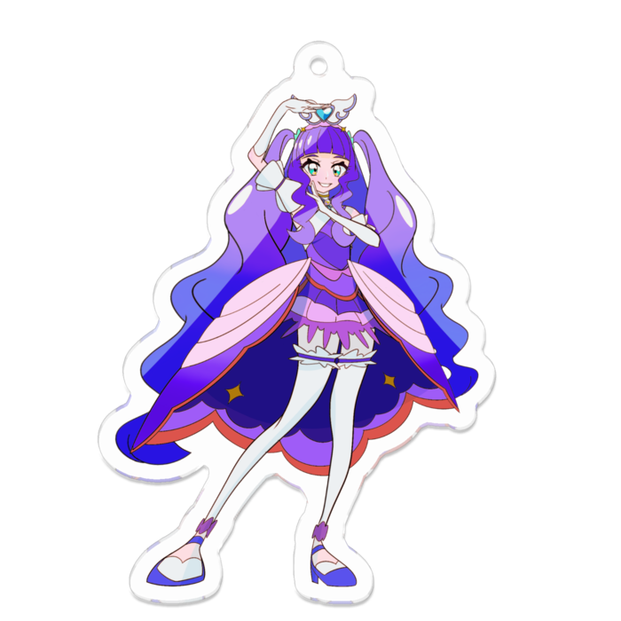 アクリルキーホルダー - 70 x 70 (mm)