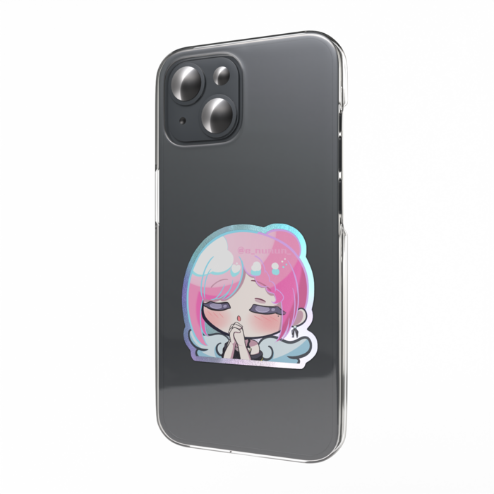 オーロラスマホステッカー - W55 × H91mm 以内
