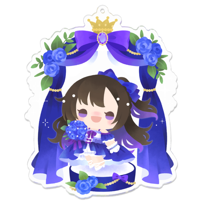 アクリルキーホルダー - 100 x 100 (mm)