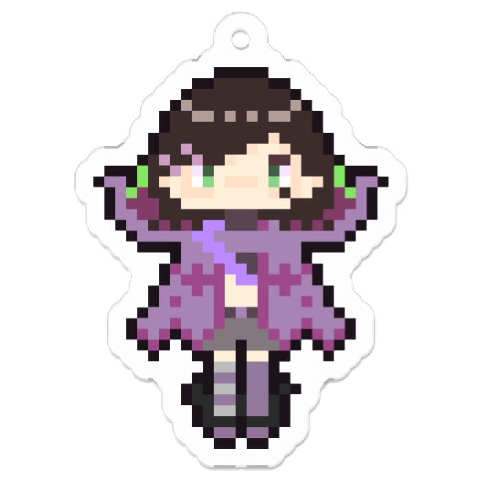 アクリルキーホルダー（コーティング） - 50 x 50 (mm)