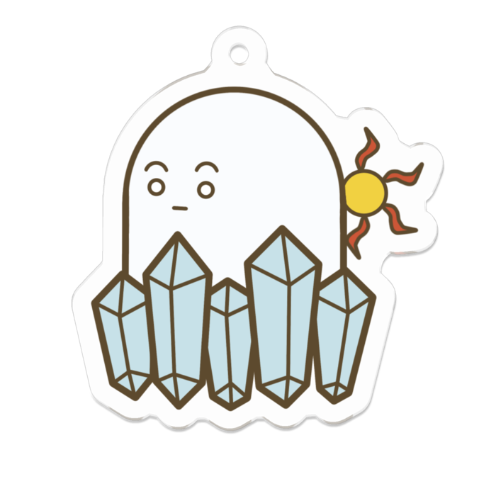 アクリルキーホルダー - 50 x 50 (mm)