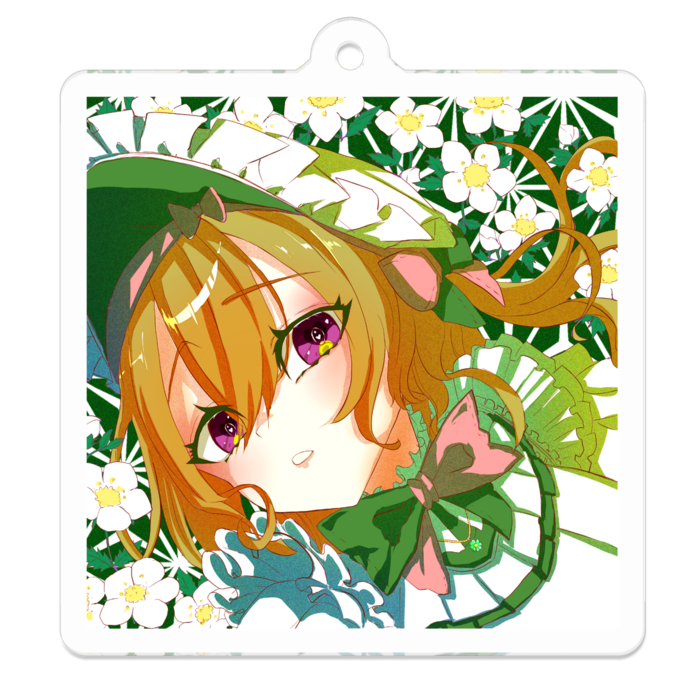 アクリルキーホルダー - 50 x 50 (mm)