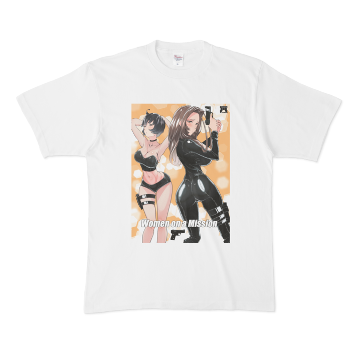 Women On A Mission T Shirt White Maikukuroi Booth