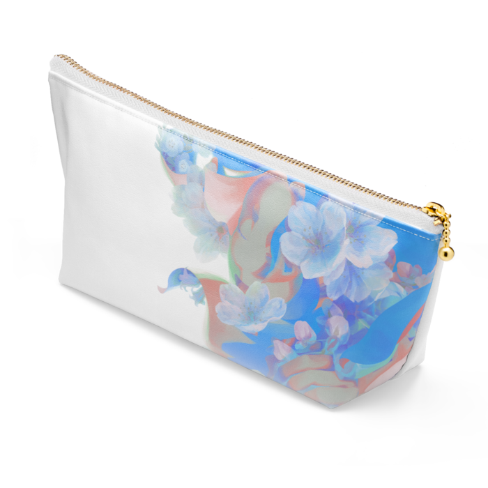 ポーチ - 長さ21.5cm / 高さ10cm - ホワイト