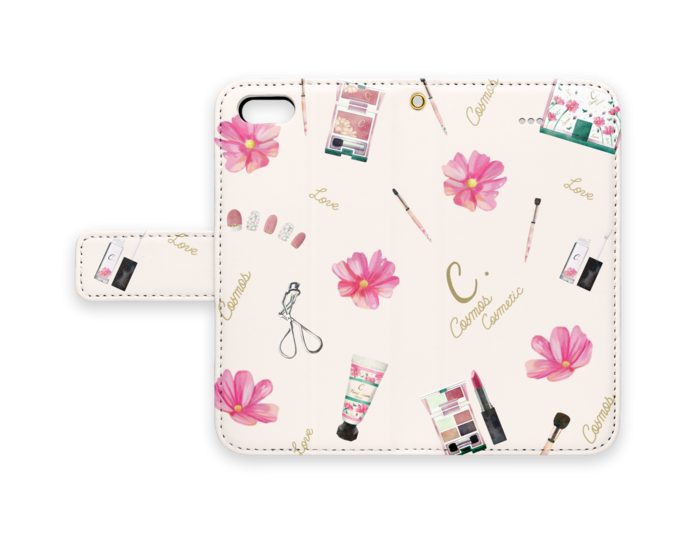 手帳型iPhoneケース - iPhone 5 / SE - ストラップ穴 あり