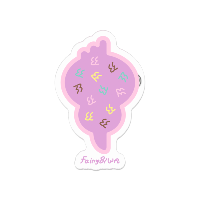 アクリルバッジ - 50 x 50 (mm)