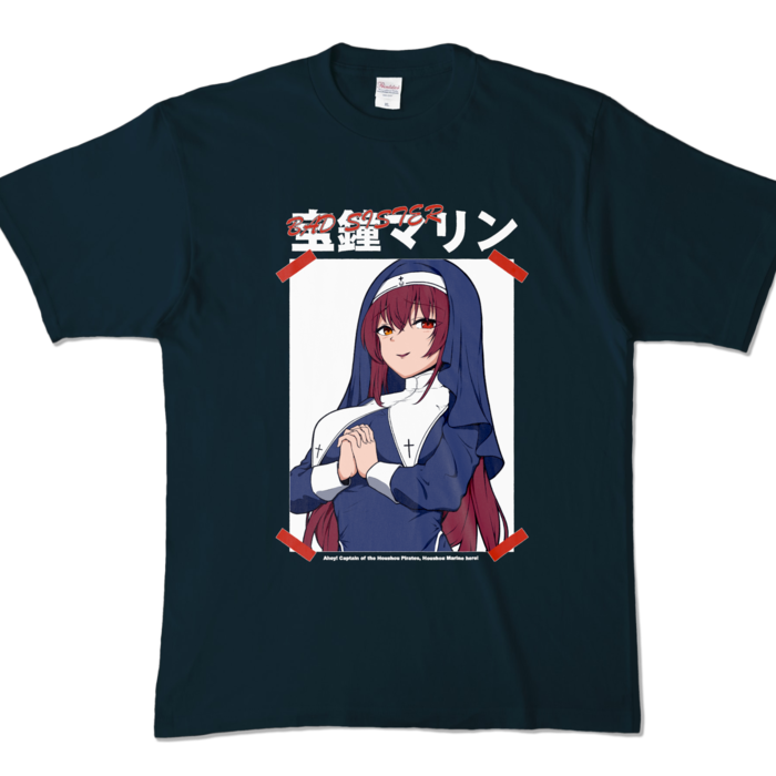カラーTシャツ - XL - ネイビー (濃色)