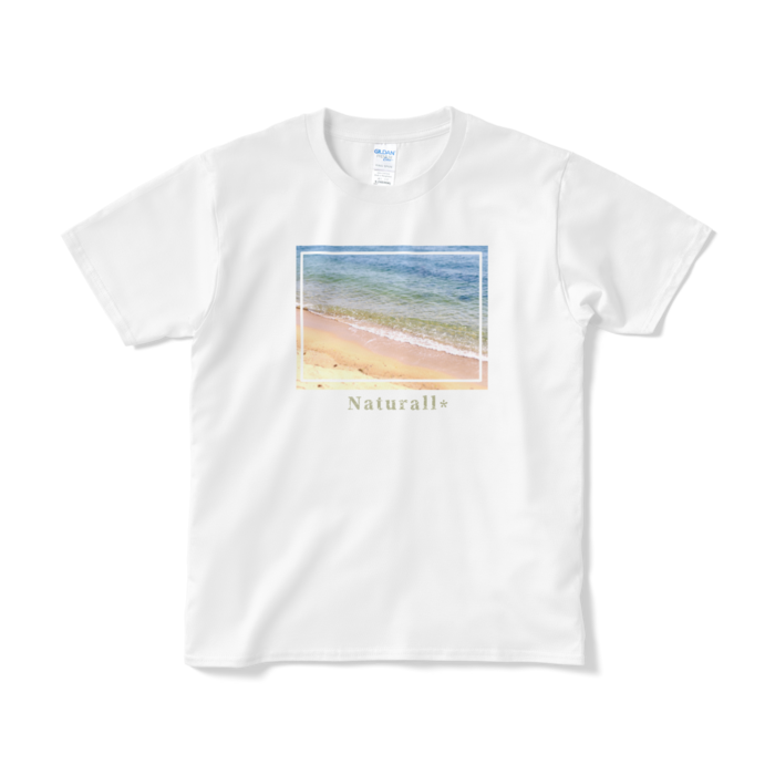 青い海Tシャツ（短納期） - S - ホワイト