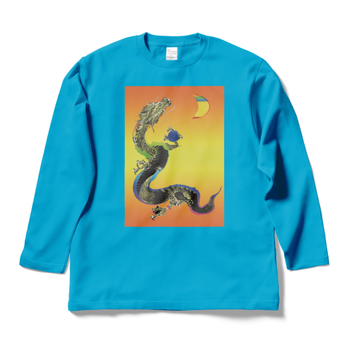 ロングスリーブTシャツ - L - ターコイズ