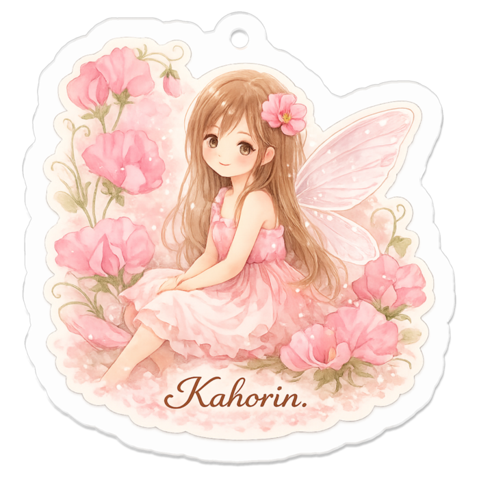 アクリルキーホルダー - 50 x 50 (mm)