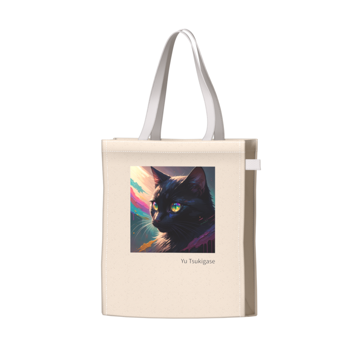 ツートンカラーバッグ - ホワイト - W34 × H41 × D14cm