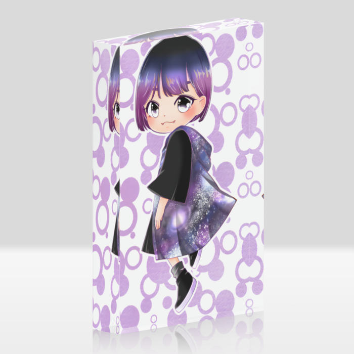 アクリルブロック - 100x148mm(ホワイト)