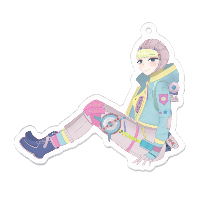 アクリルキーホルダー - 70 x 70 (mm)