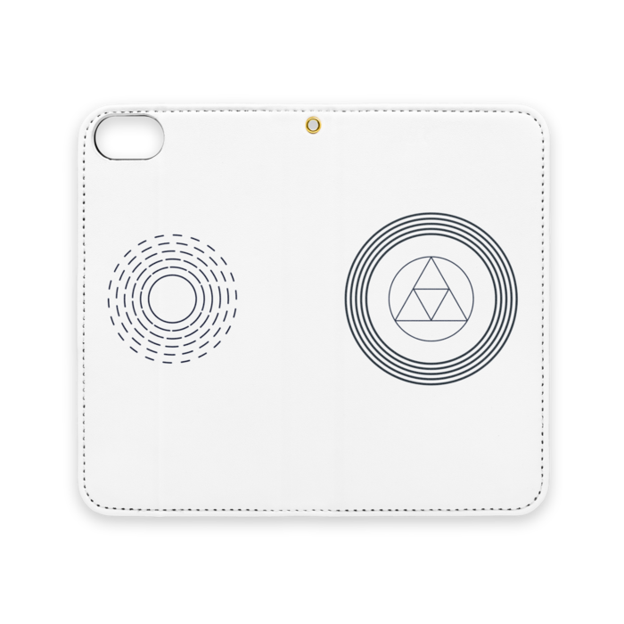 手帳型iPhoneケース(ベルトなし) - iPhone 8 / 7 - ストラップ穴 あり