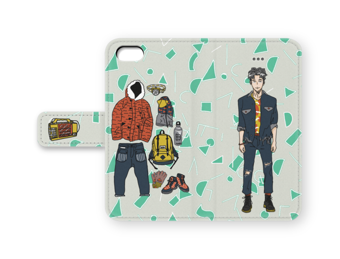 手帳型iPhoneケース - iPhone5