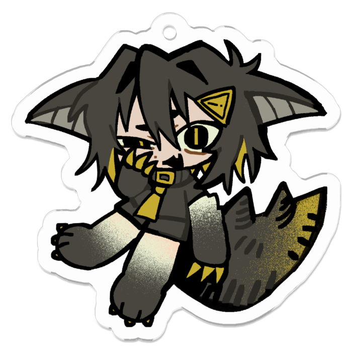 アクリルキーホルダー - 50 x 50 (mm)