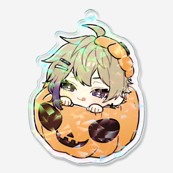 ホログラムアクリルキーホルダー - 70 × 70mm