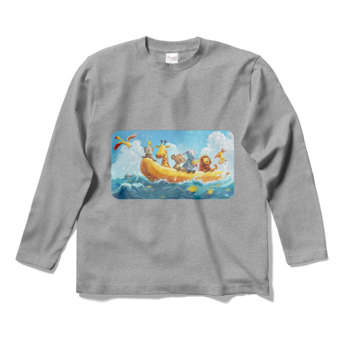 ロングスリーブTシャツ - S - 杢グレー