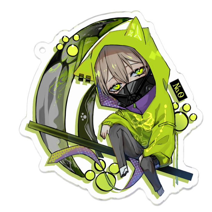 アクリルキーホルダー - 70 x 70 (mm)