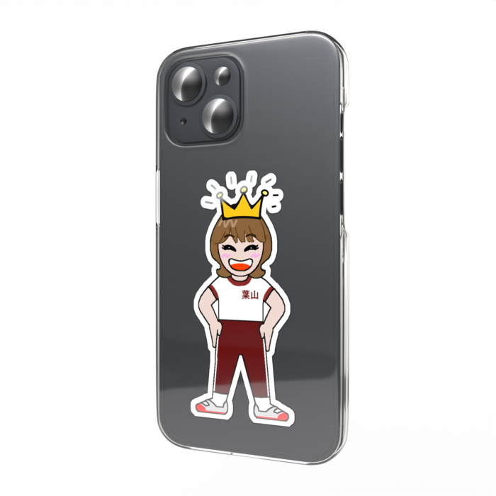 スマホステッカー 笑顔