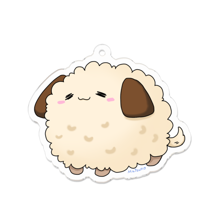 アクリルキーホルダー（コーティング） - 70 x 70 (mm)