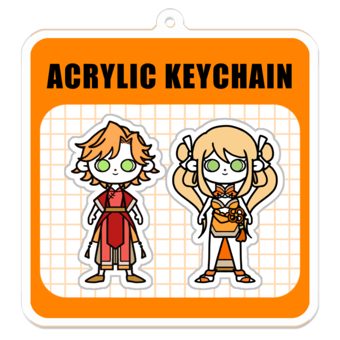 アクリルキーホルダー - W70 × 70mm 以内