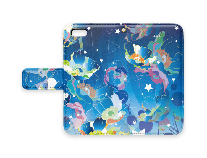 手帳型iPhoneケース - iPhone 5 / 5s / SE - ストラップ穴 あり