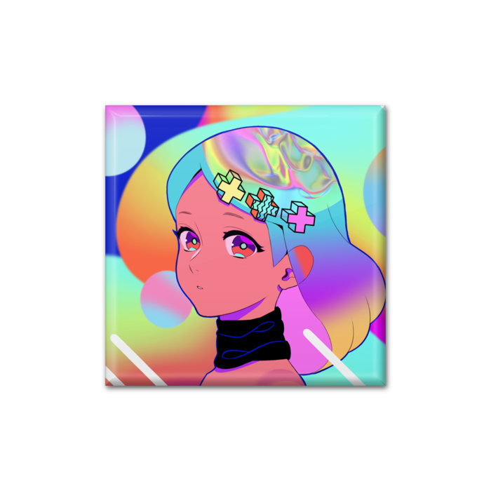 缶バッジ - 四角形40mm