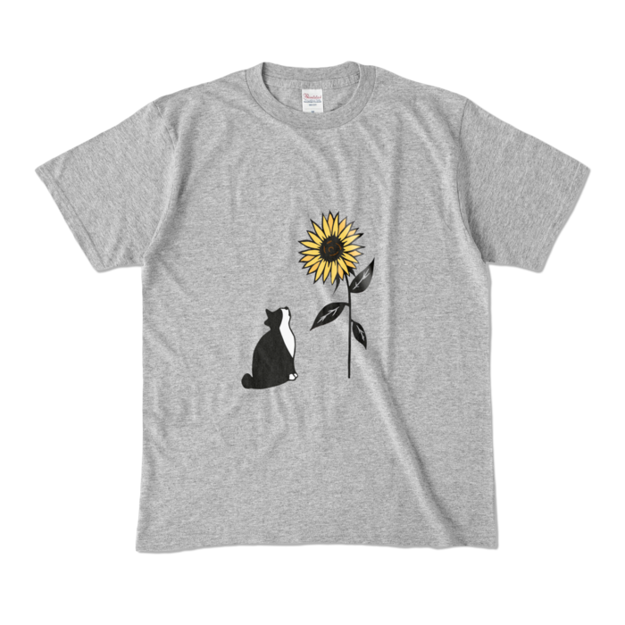 カラーTシャツ - M - 杢グレー (濃色)