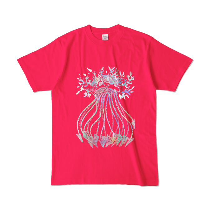 カラーTシャツ - L - ホットピンク (濃色)