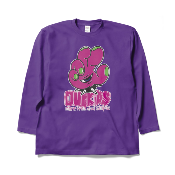 ロングスリーブTシャツ - XL - パープル