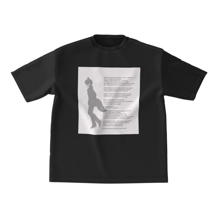 ビッグシルエットTシャツ - M - ブラック