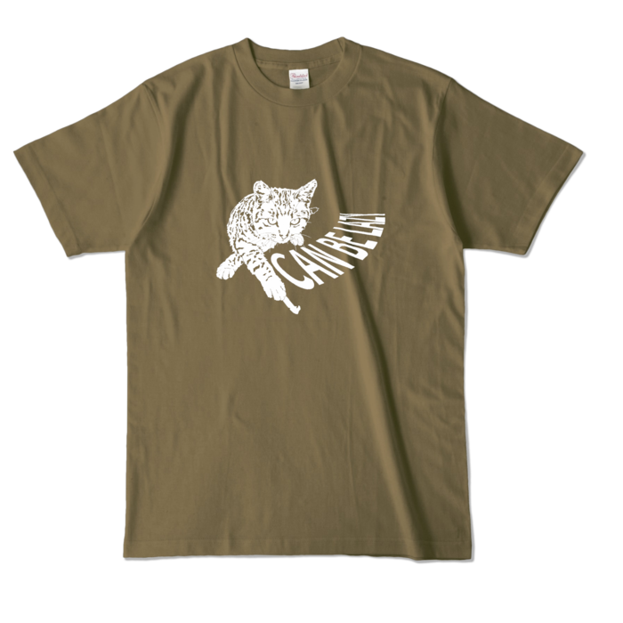 カラーTシャツ - L - オリーブ (濃色)