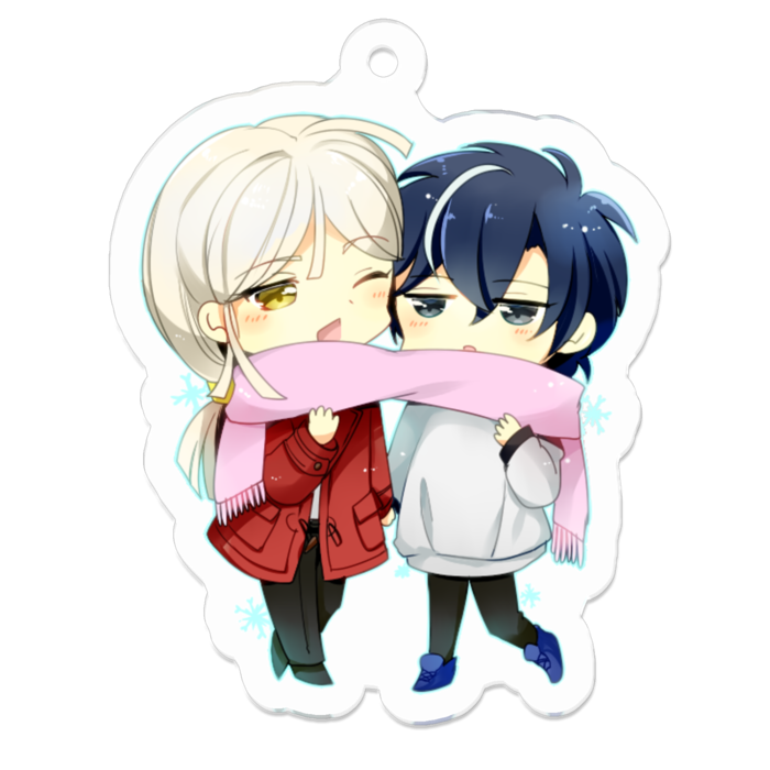 アクリルキーホルダー - 50 x 50 (mm)