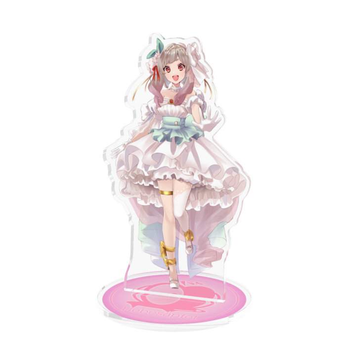 莉愛音リアアクリルフィギュア - 100x100mm