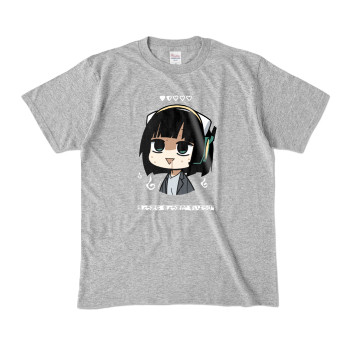 カラーTシャツ - M - 杢グレー （濃色）