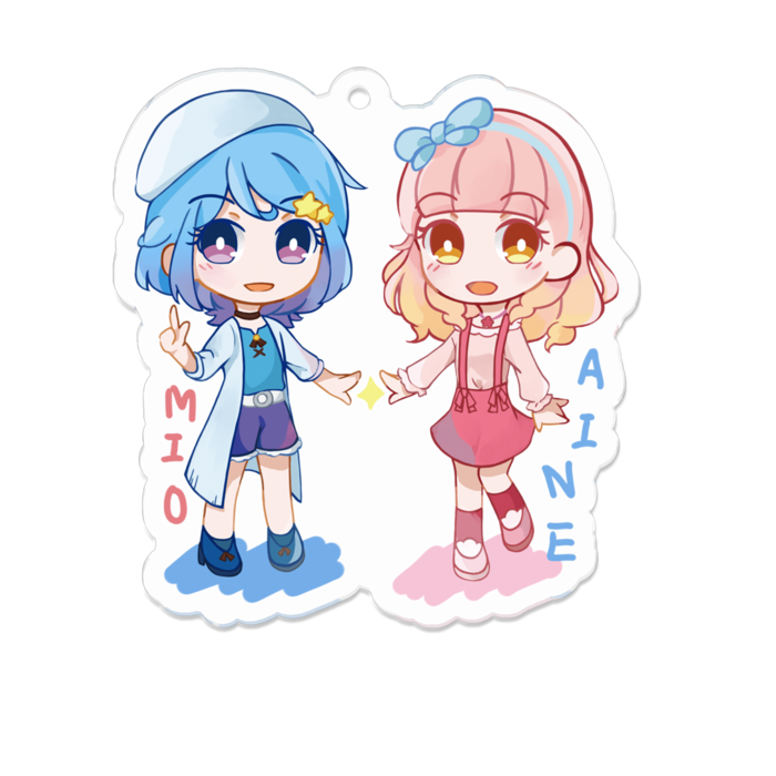 アクリルキーホルダー - 70 x 70 (mm)