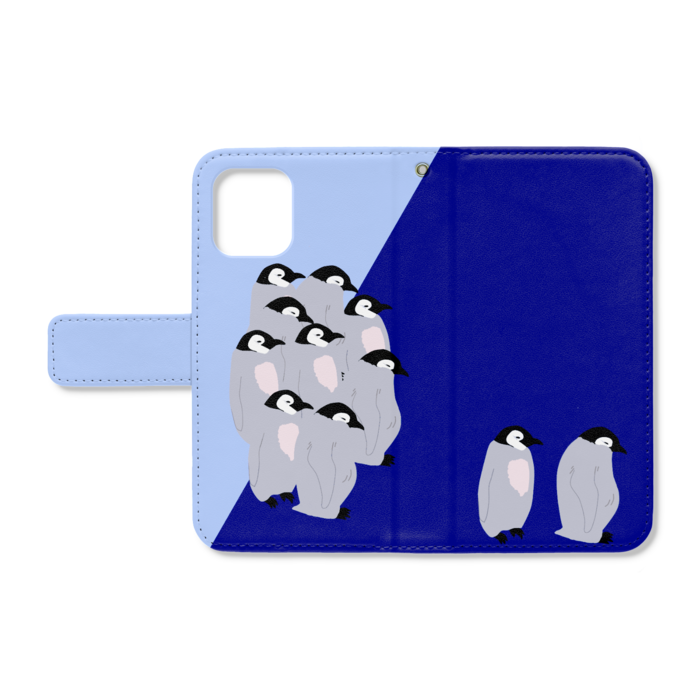 手帳型iPhoneケース - iPhone12 mini - ストラップ穴 あり