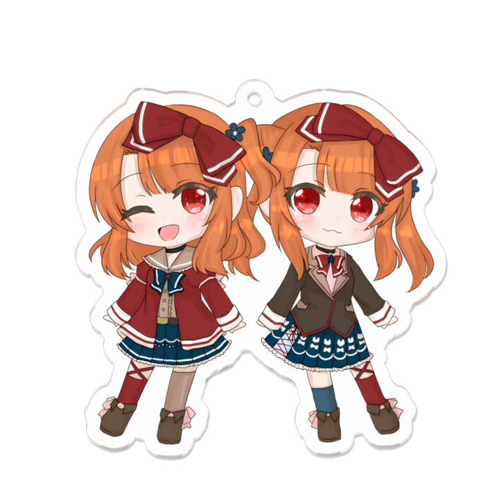 アクリルキーホルダー - 70 x 70 (mm)