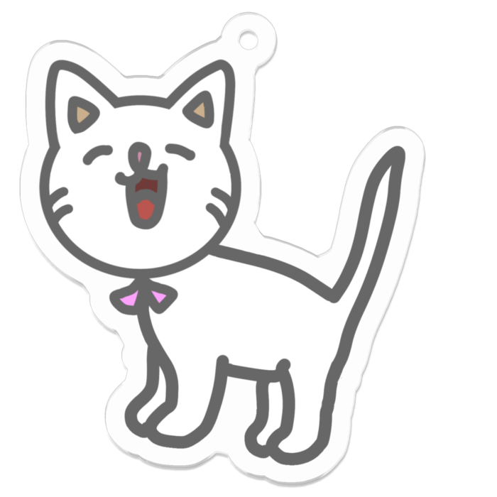 アクリルキーホルダー - 50 x 50 (mm)