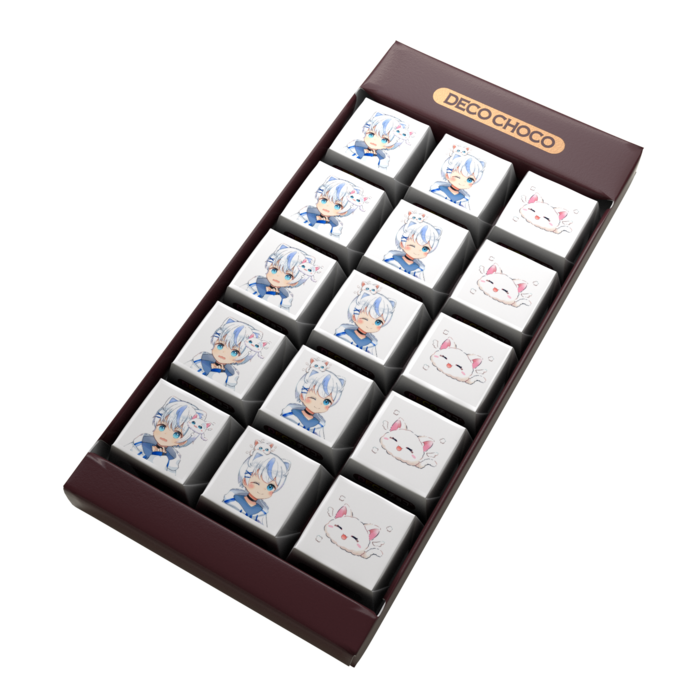DECOチョコ - 列ごとにデザイン