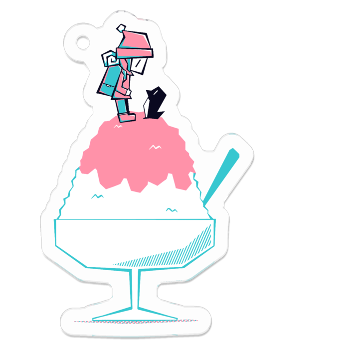 アクリルキーホルダー - 50 x 50 (mm)