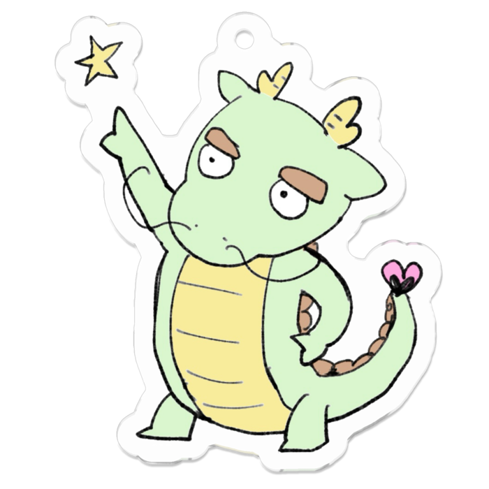 アクリルキーホルダー - 50 x 50 (mm)