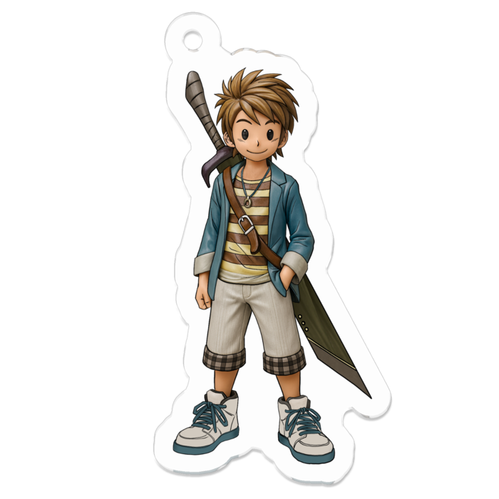 アクリルキーホルダー - 50 x 50 (mm)