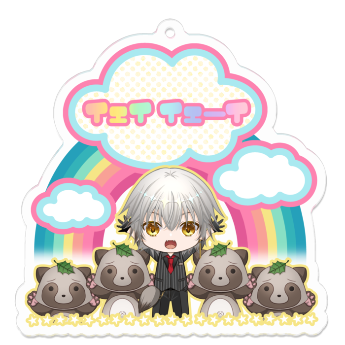 アクリルキーホルダー - 70 x 70 (mm)