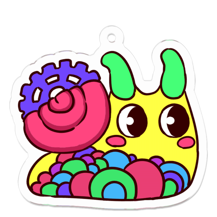 アクリルキーホルダー - 50 x 50 (mm)