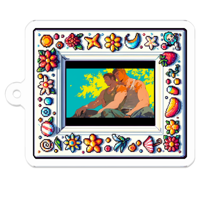 アクリルキーホルダー - 50 x 50 (mm)