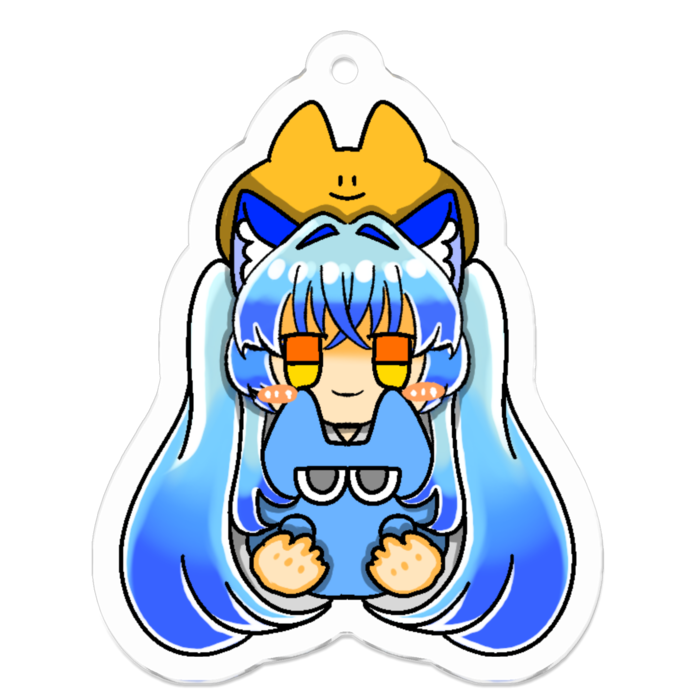 アクリルキーホルダー - 50 x 50 (mm)